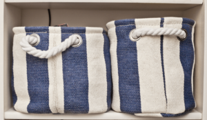 fabric storage baskets