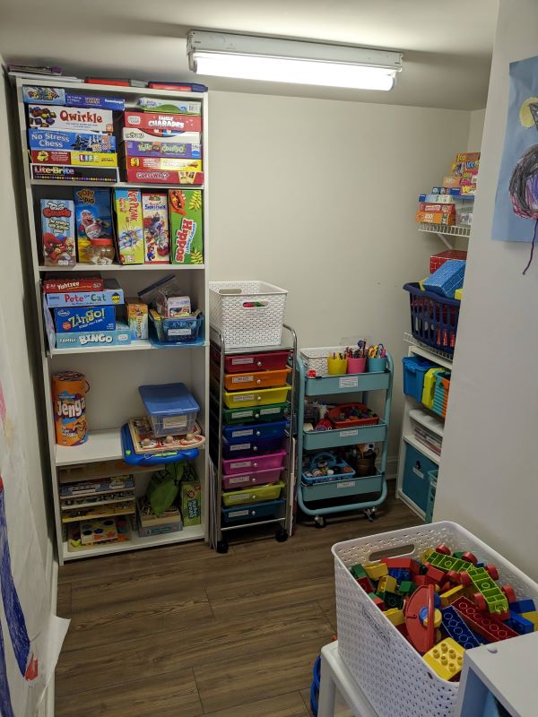 functional and organized play space