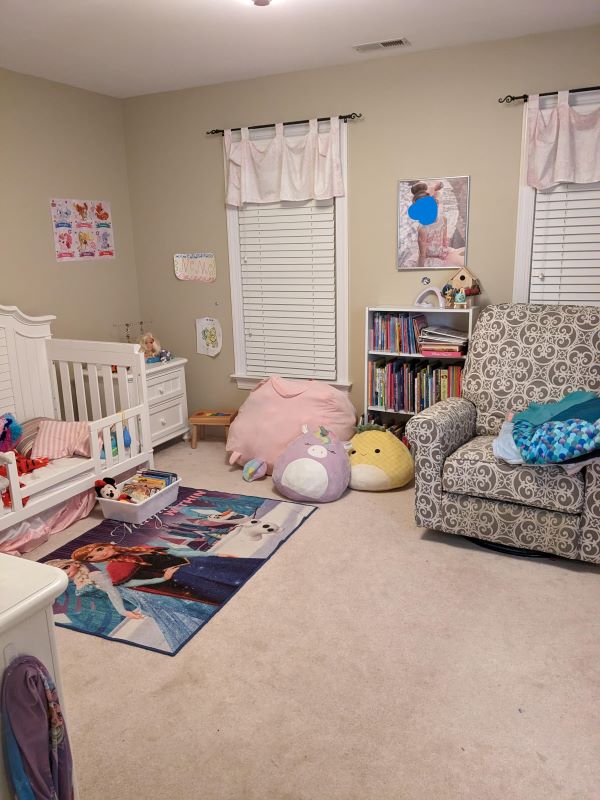 Organized and functional child's bedroom