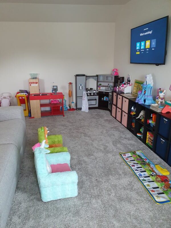 functional and organized toy room