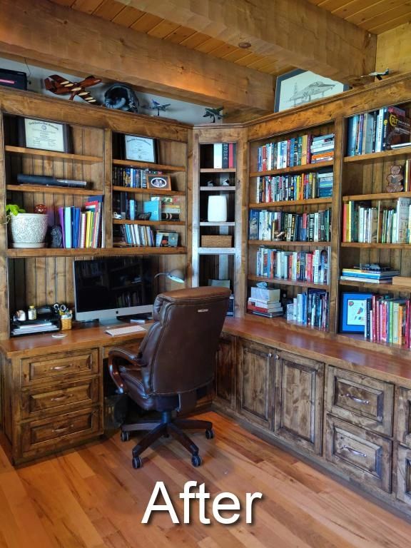 organized home office with a purpose