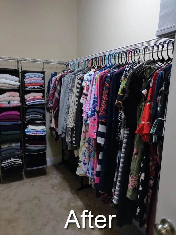 home organizer reinvents master closet